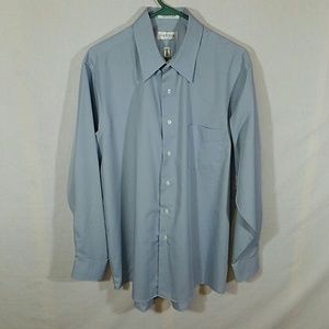VanHeusen Poplin grey long sleeve dress shirt